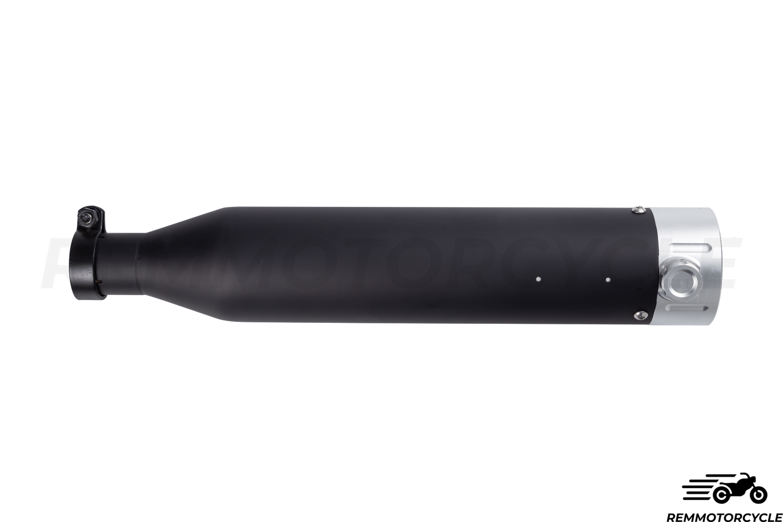 Schwarzer Auspuff im Schaltventil