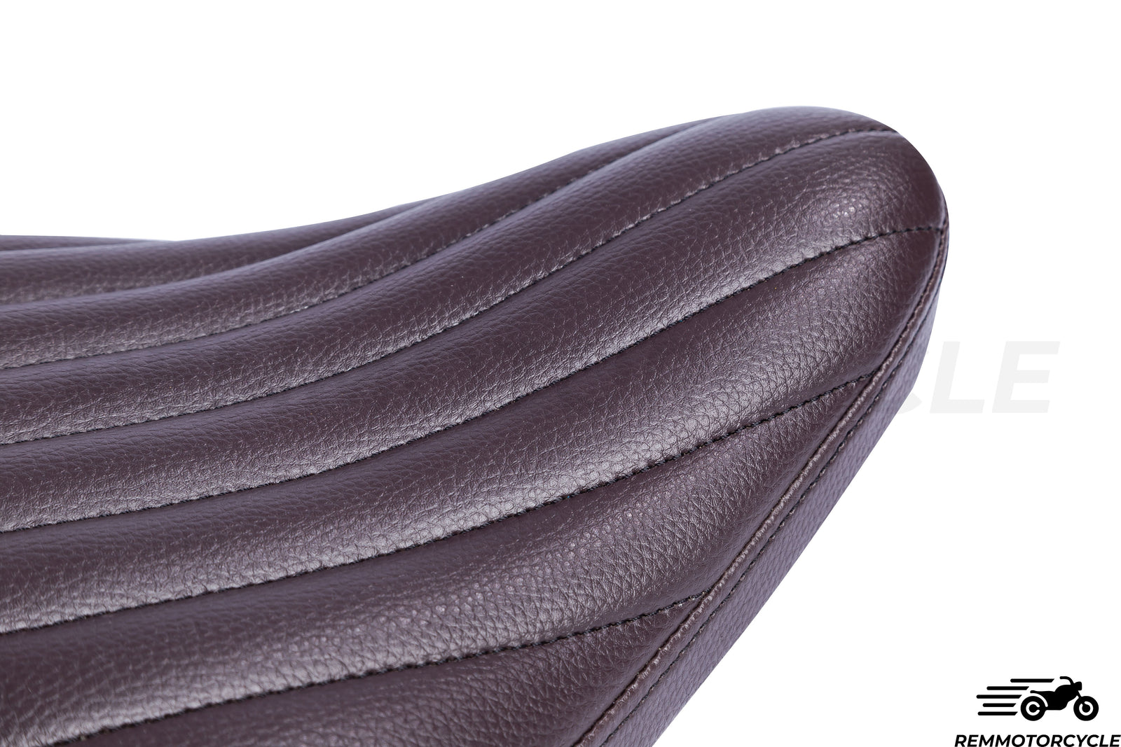 Selle Bobber Marron - Coutures verticales