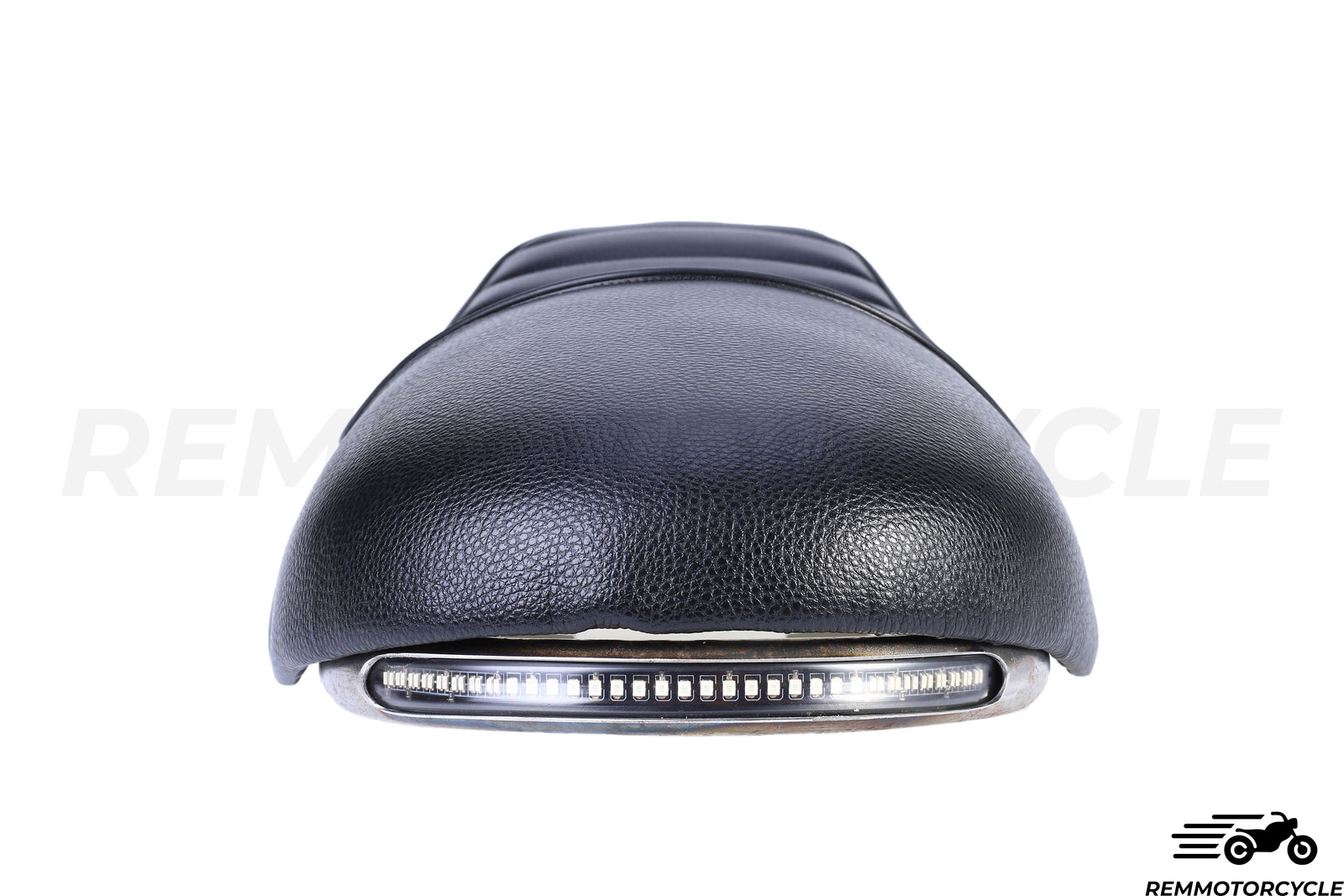 Saddle Cafe Racer with rear loop and integrated LED lights for XJR