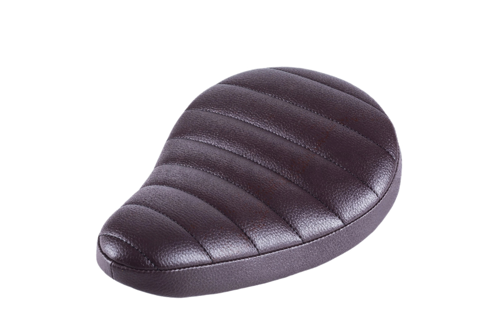Black bobber saddle - Horizontal seams