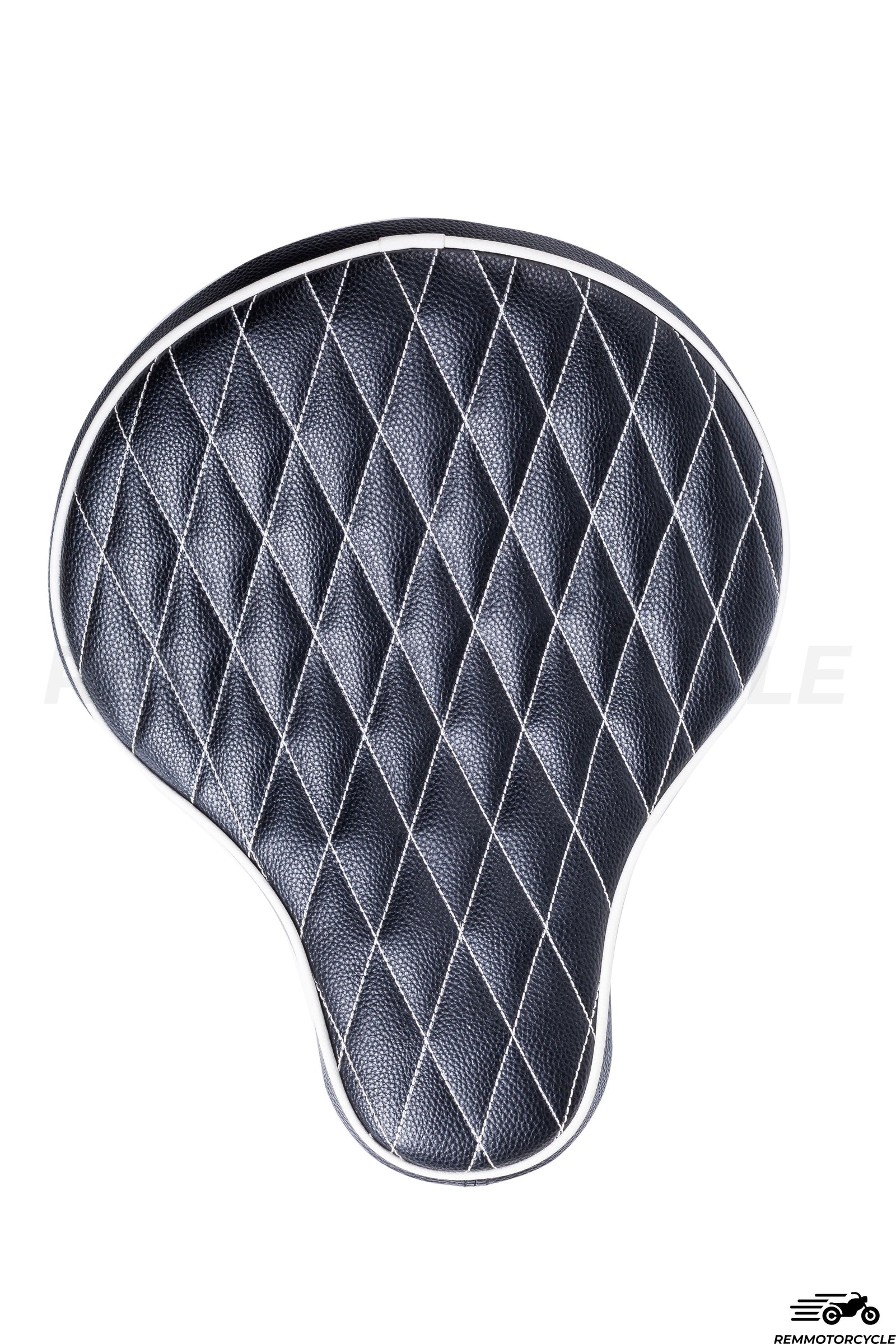 Black Solo Sattel Leder Diamond Bobber Chopper Sportster 883 1200