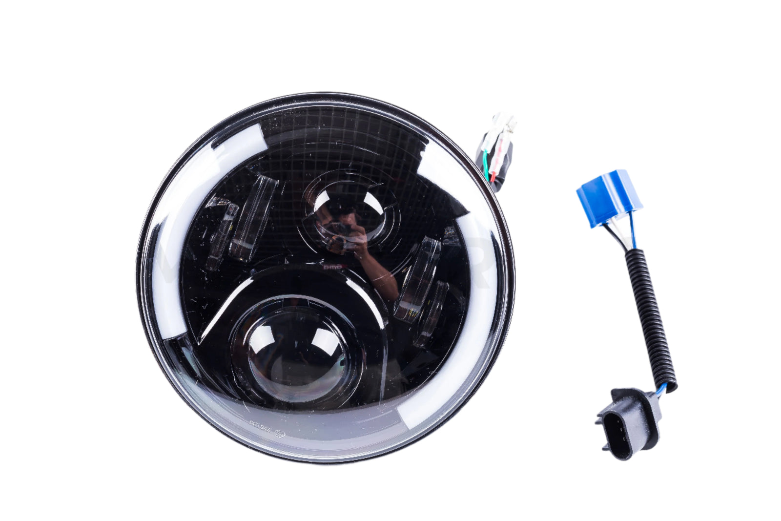 20 cm Multi Multi Motorcycle LED lighthouse with integrated indicators