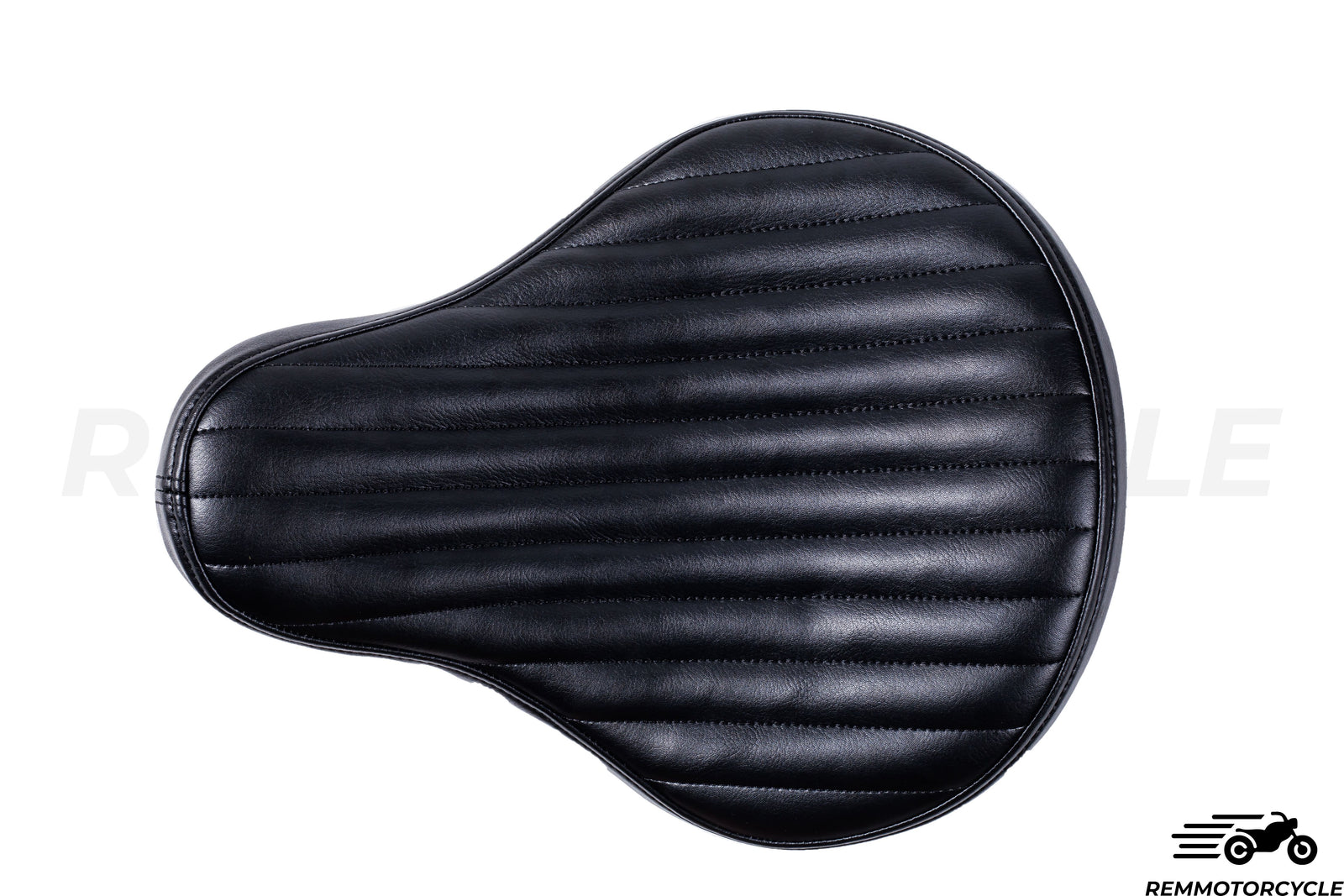 Sella Solo Nero Pelle Bobber Chopper Con Supporto Sportster 883 1200 x48