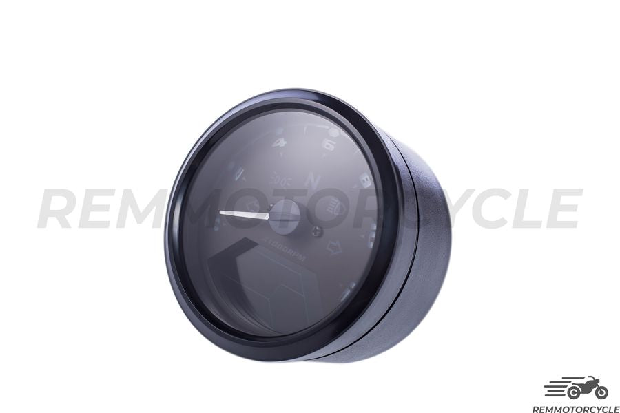 Contatore Moto Cafe Racer Digitale Con Supporto