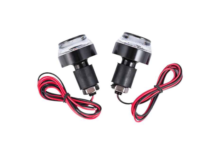 Sepasang petunjuk penunjuk berakhir gelembung