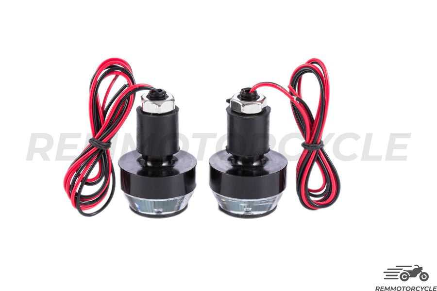 Sepasang petunjuk penunjuk berakhir gelembung