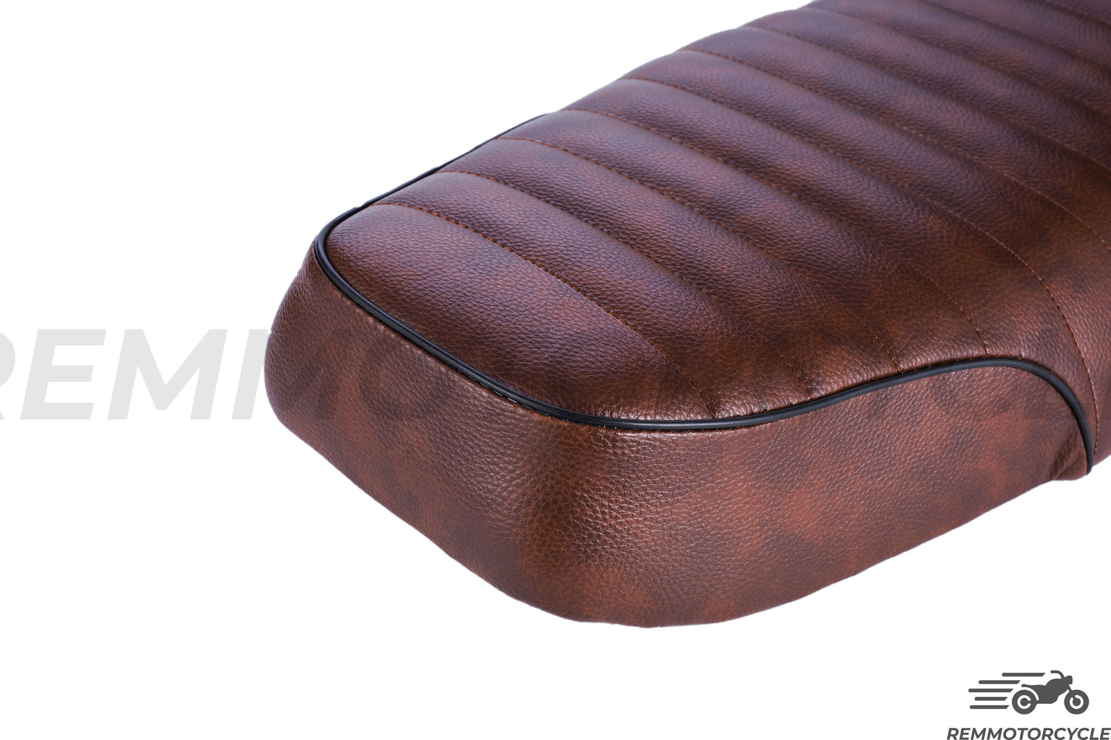 selle cafe racer biplace marron