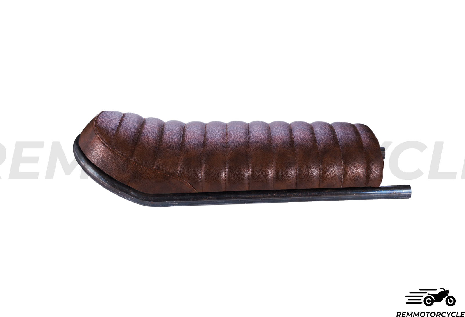 Brun sadel typ 2 upphöjd metallbakgrund 50 eller 60 cm med slinga med eller utan LED