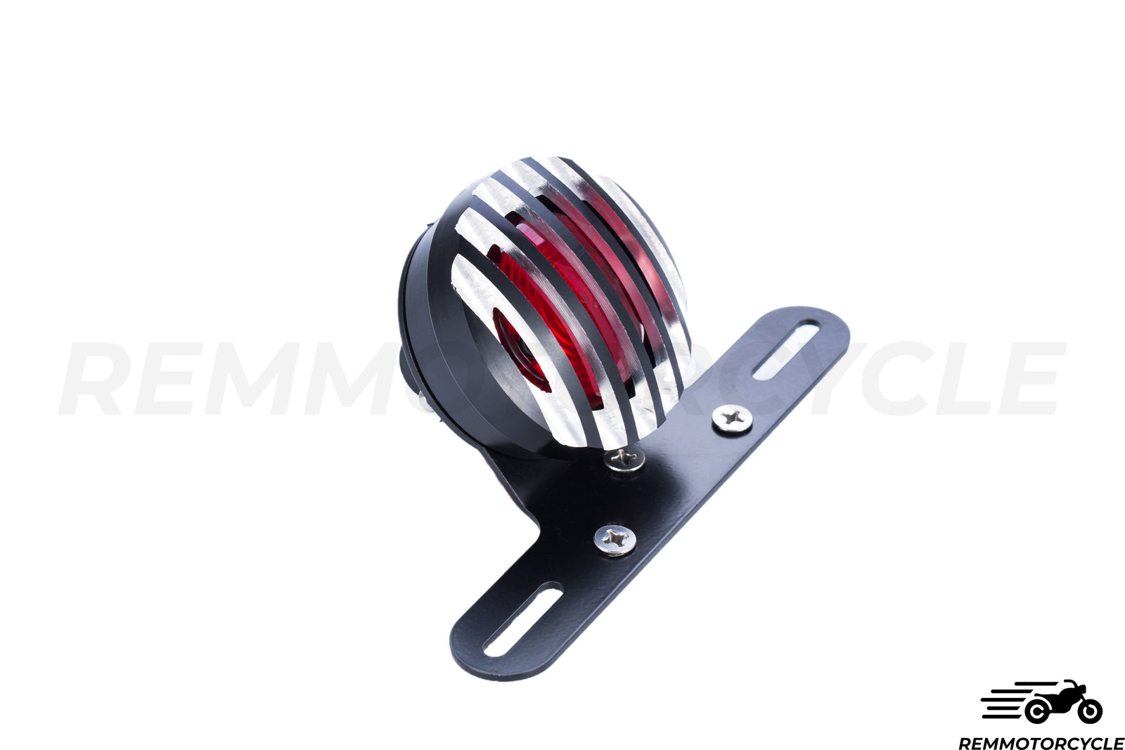 Rear light grid 2 CNC silver/black