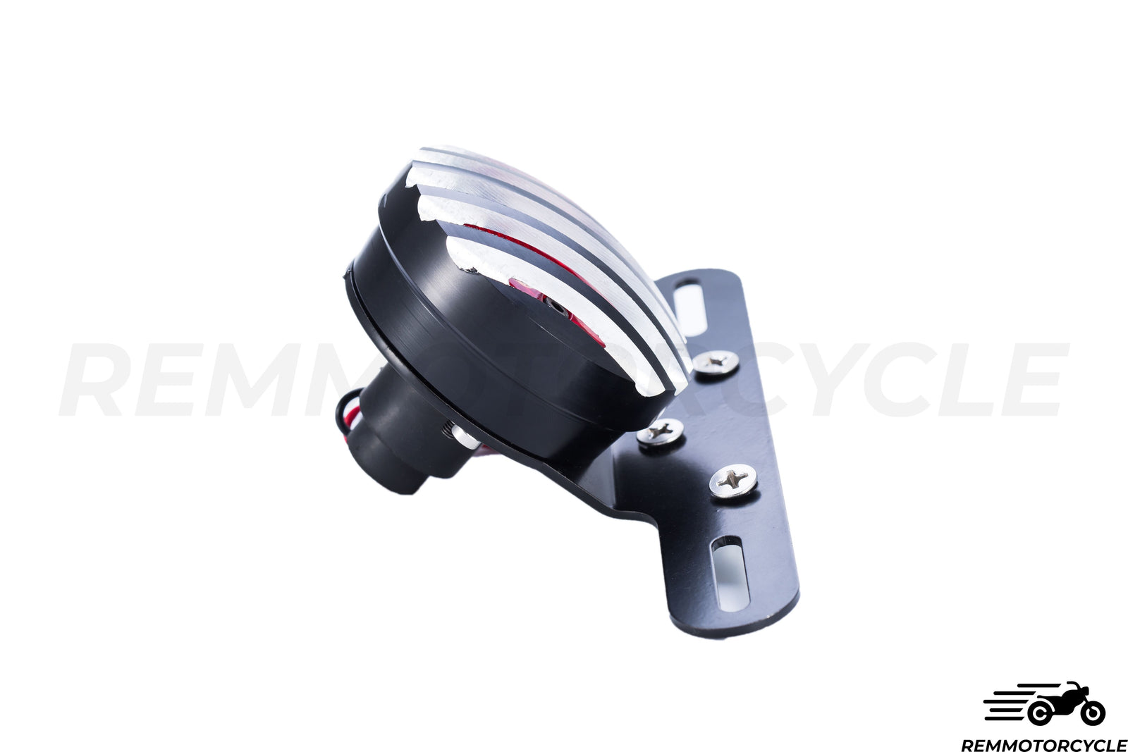 Rear light grid 2 CNC silver/black