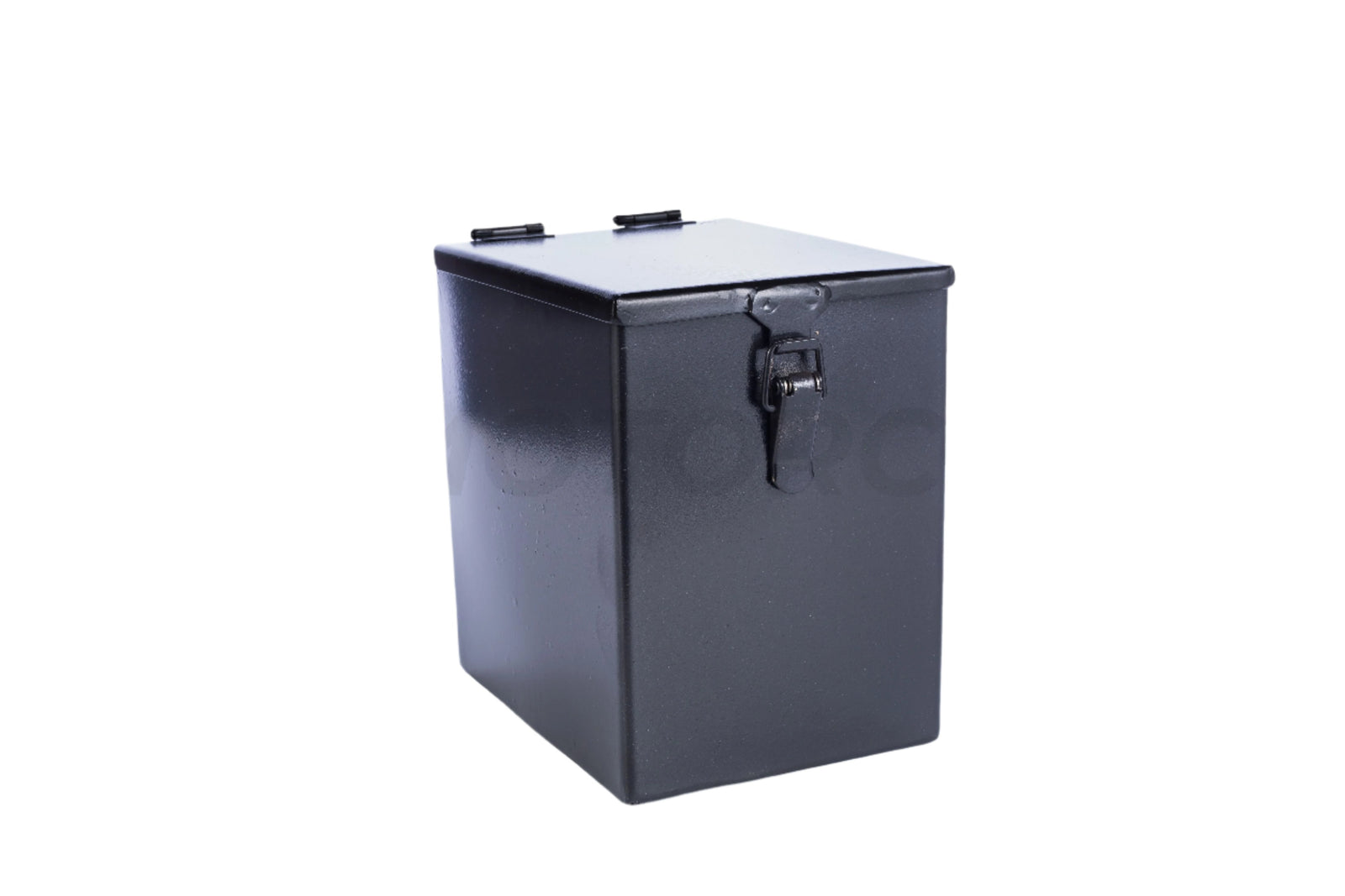 Boite batterie moto en aluminium noir - Remmotorcycle