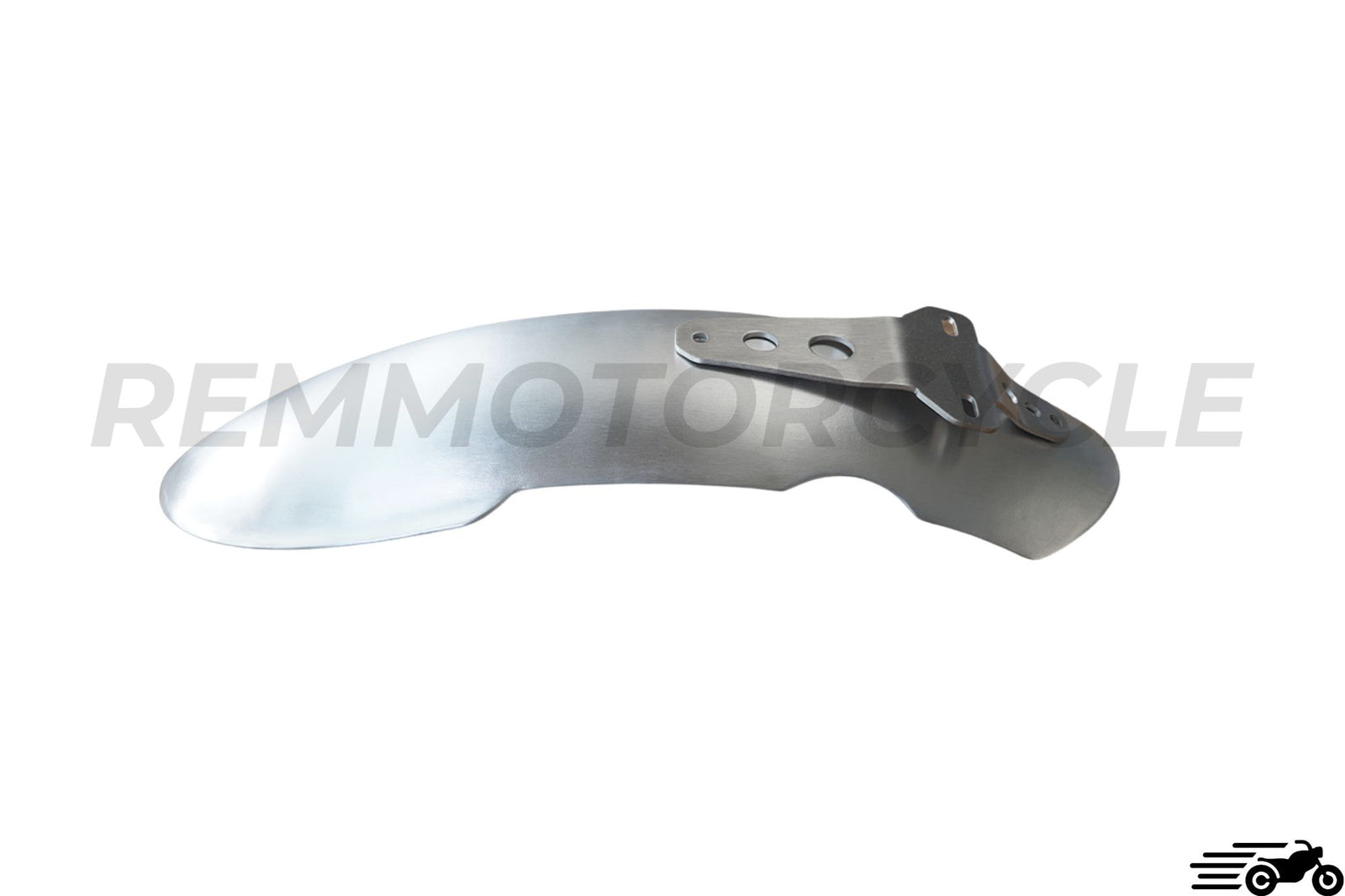 Scrambler lumpur aluminium motosikal dengan sokongan