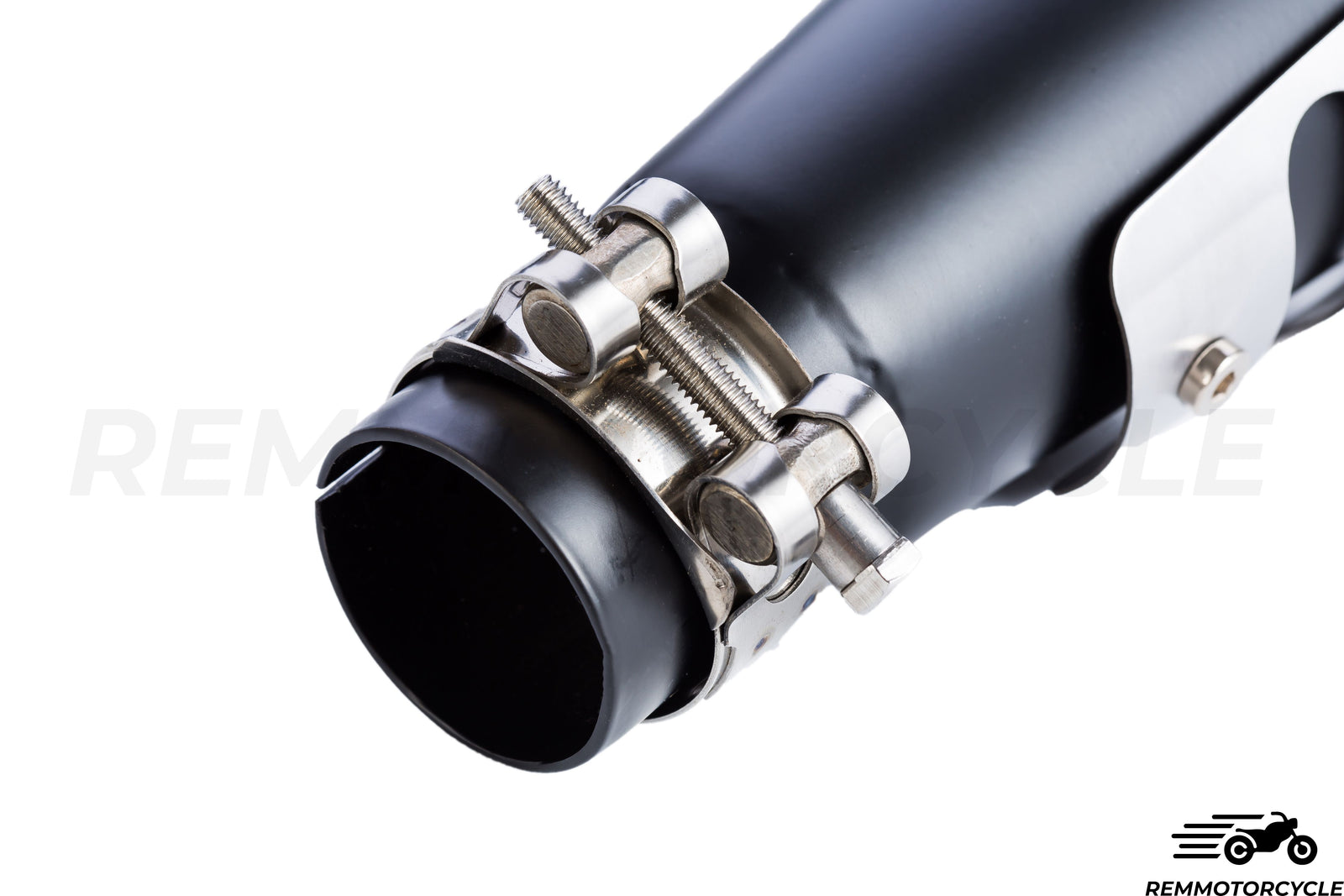 Stille Scrambler bürstete oder schwarze Schikane