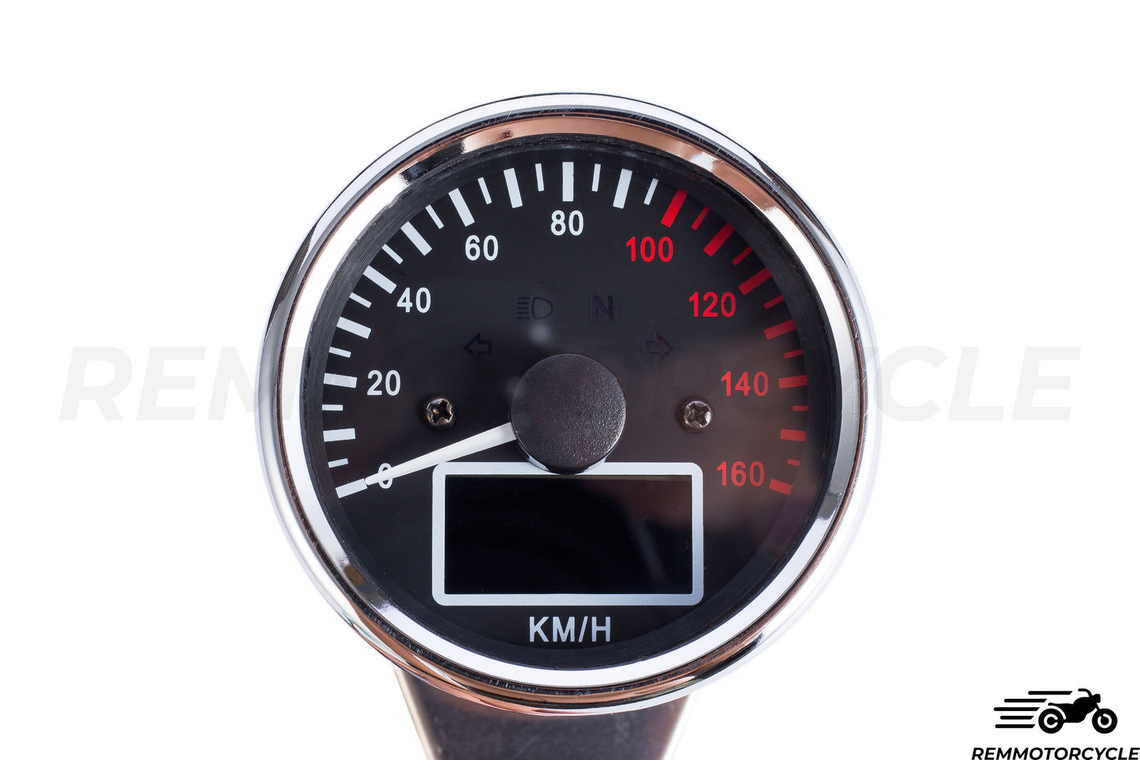 Universal motorcycle counter KM/H CLASSIC Digital Chrome or Black