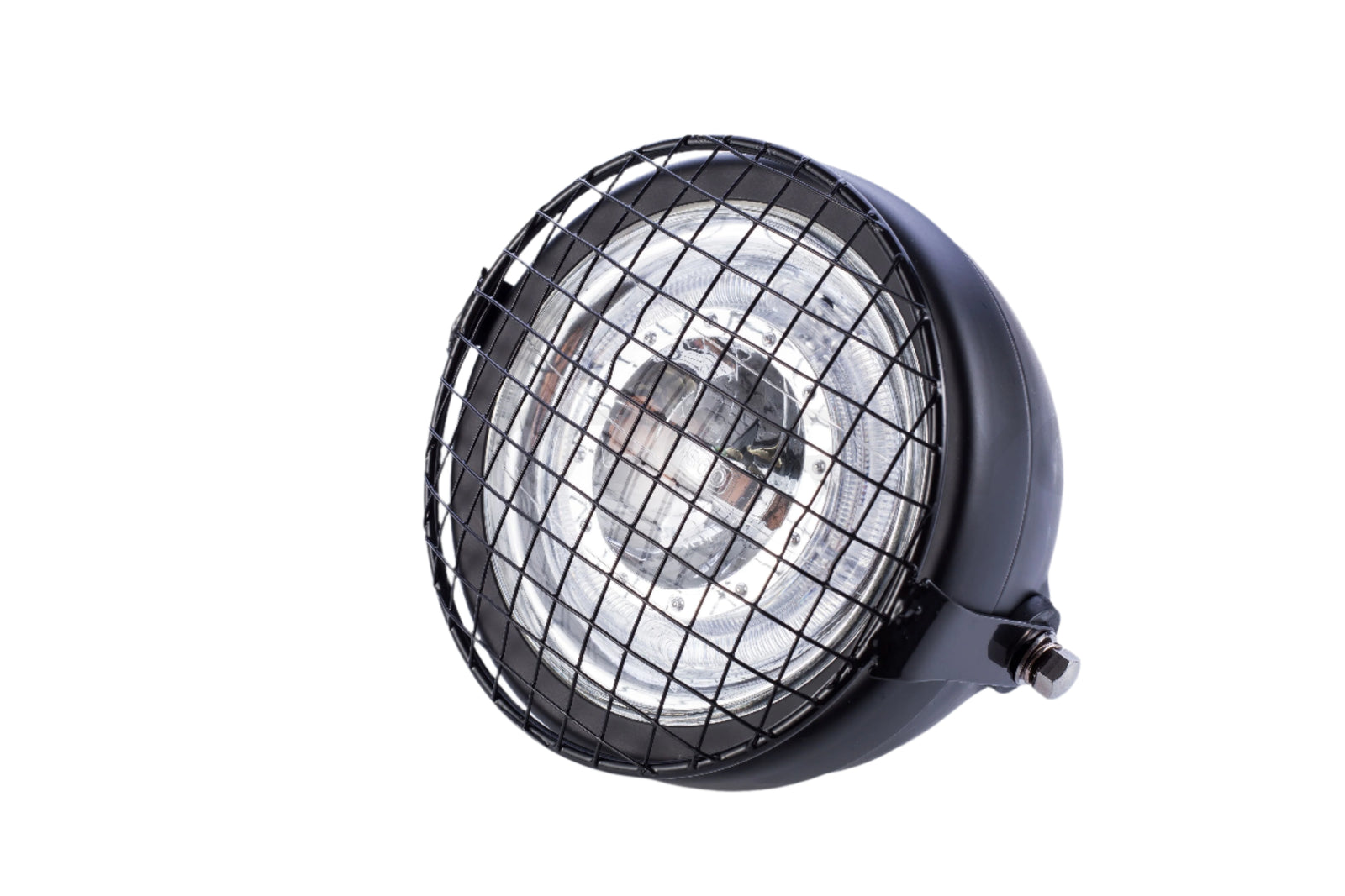 16.5 cm LED headlight with grids and halo