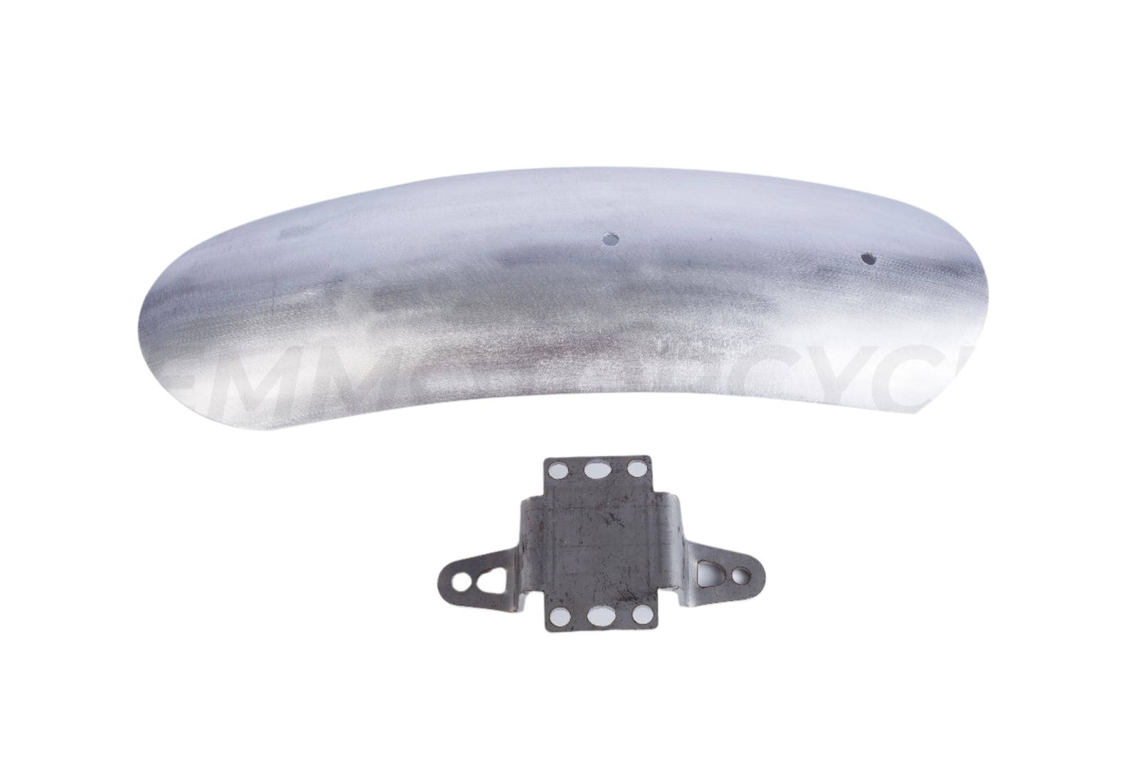 Front or back aluminum fender with supports