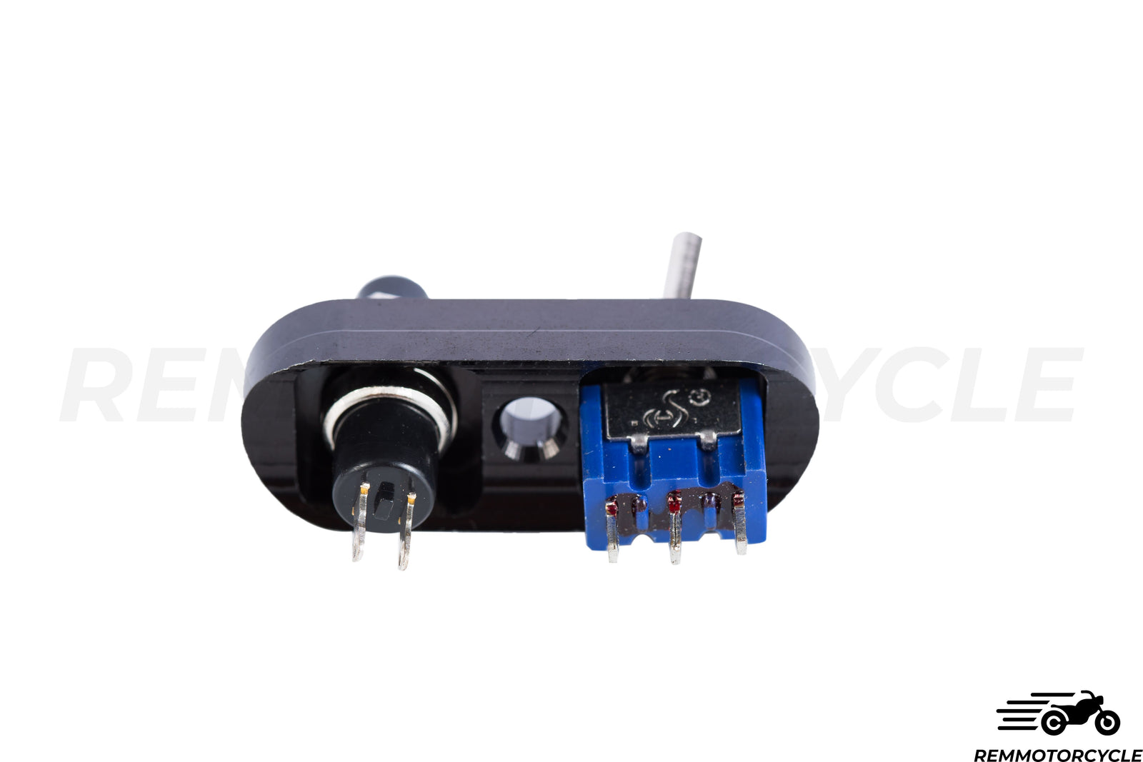 Commodo moto vintage à intégrer au Guidon Chrome ou Noir