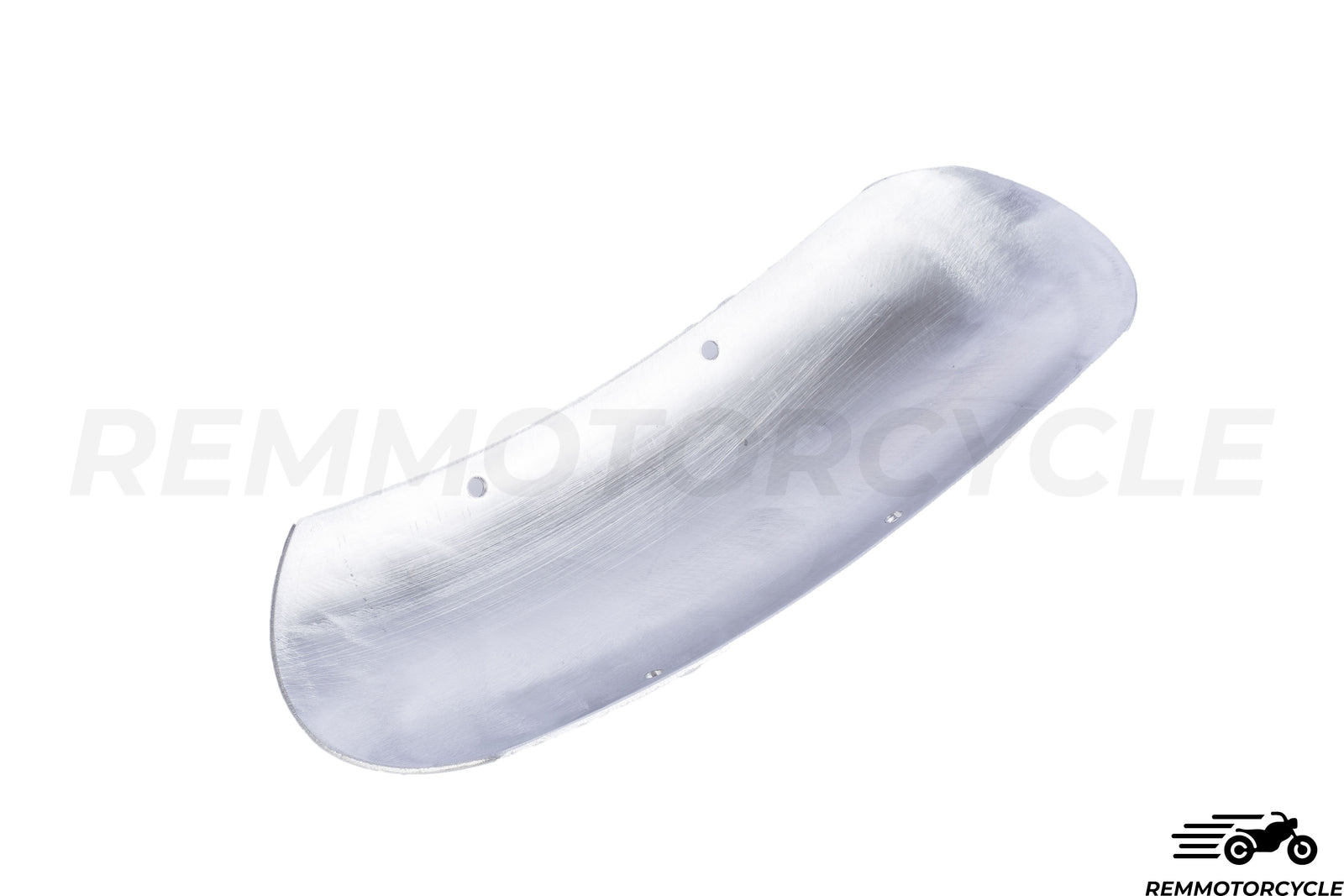 Aluminum front fender 11 x 34 cm with supports