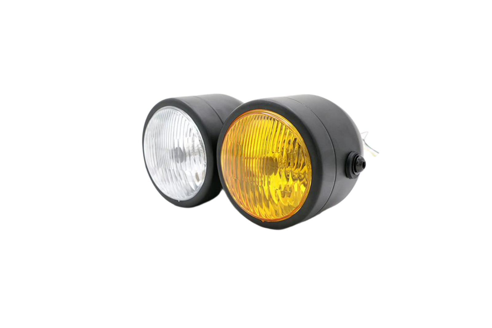 Valkoinen/keltainen kaksoisoptinen majakka