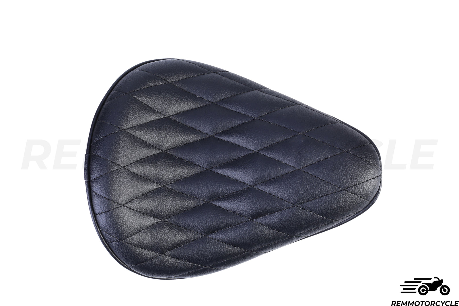 Bobber Black Saddle/Diamond Leather Chopper
