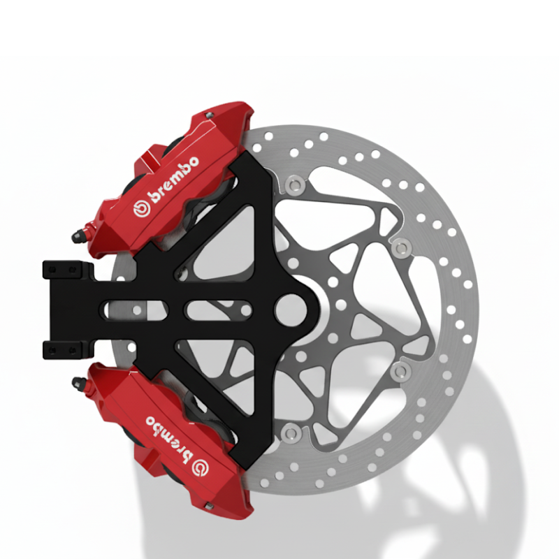 Braket rem belakang untuk kaliper radial ganda HD Sportster 100mm