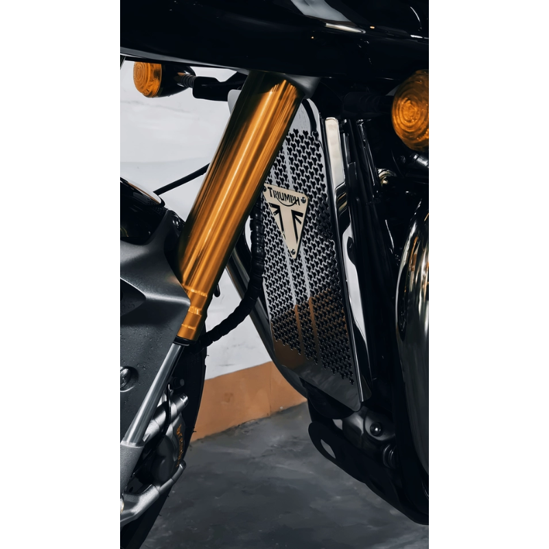 Triumph radiator protection grid (2016+)