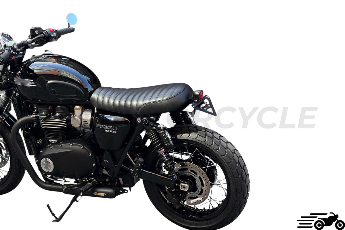 Kit garde boue feu plaque d'immatriculation triumph bonnevlille