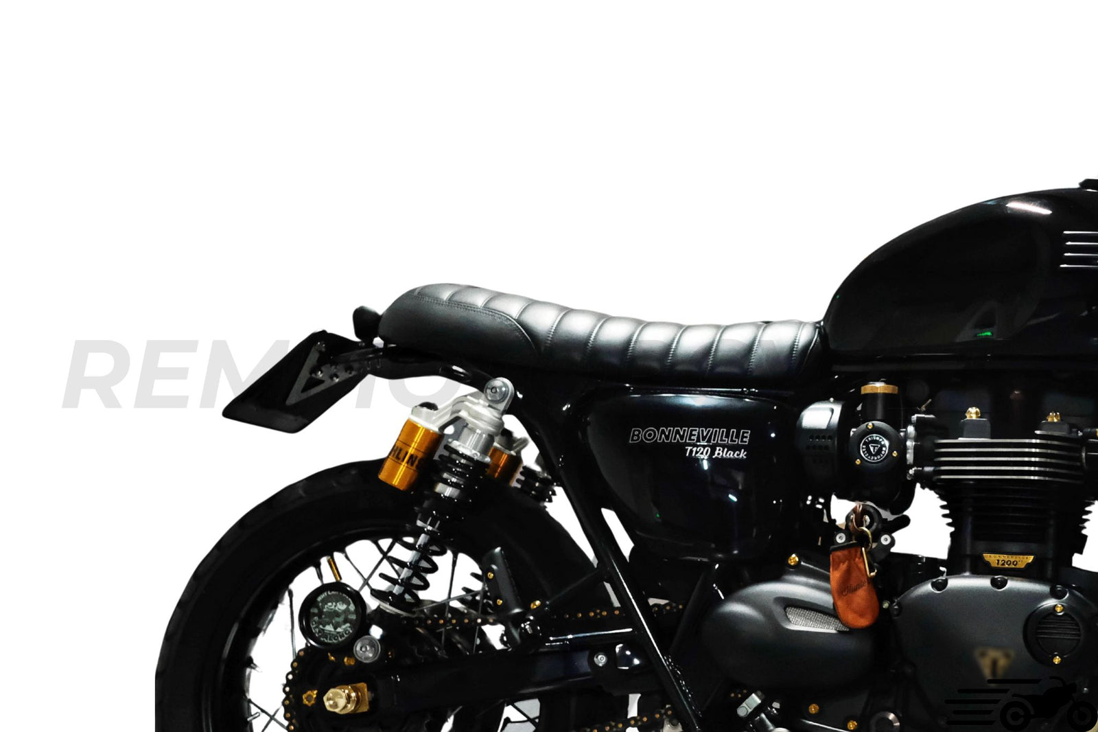 Kit garde boue feu plaque d'immatriculation triumph bonnevlille