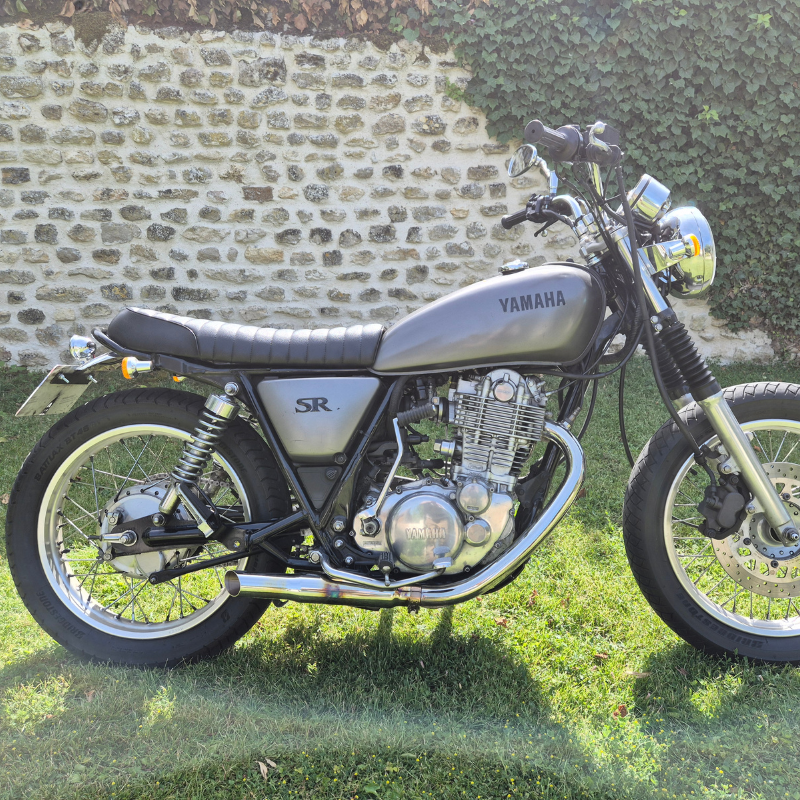 CAFE RACER BIPLACE Black saddle