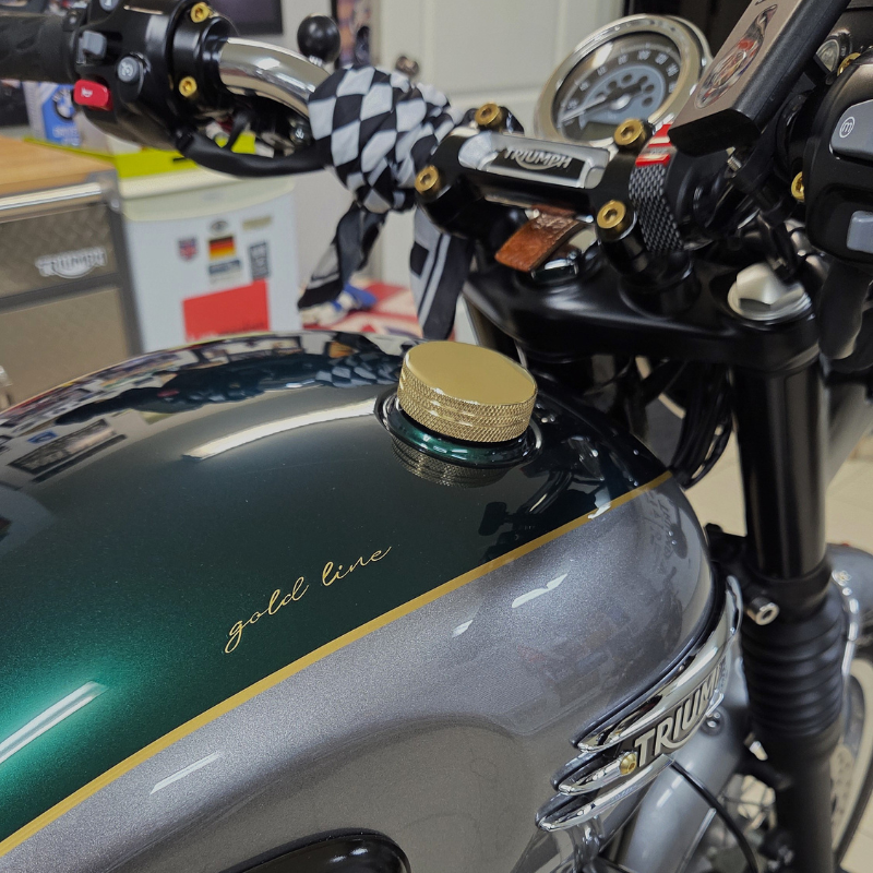 Triumph Classic Brass Tank Cap