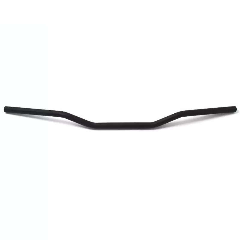 Guidon droit plat noir 85cm D.22mm