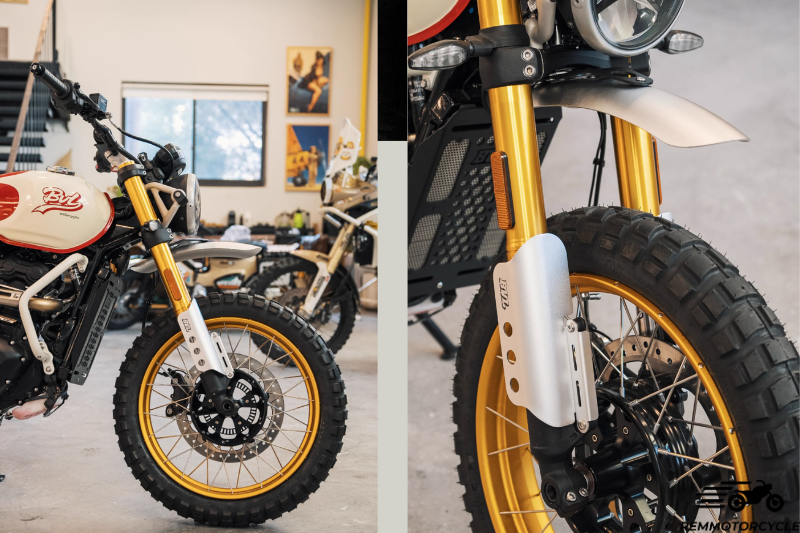 Cerchi a raggi Triumph 400X 