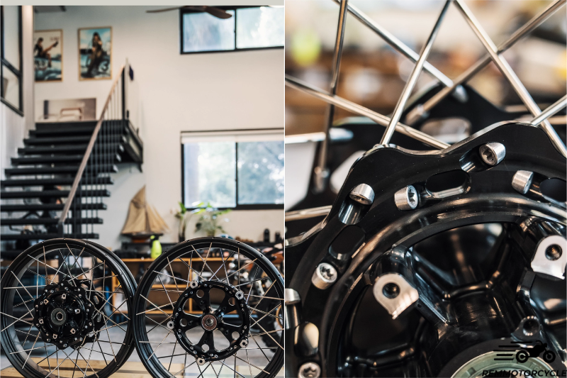 Cerchi a raggi Triumph 400X 