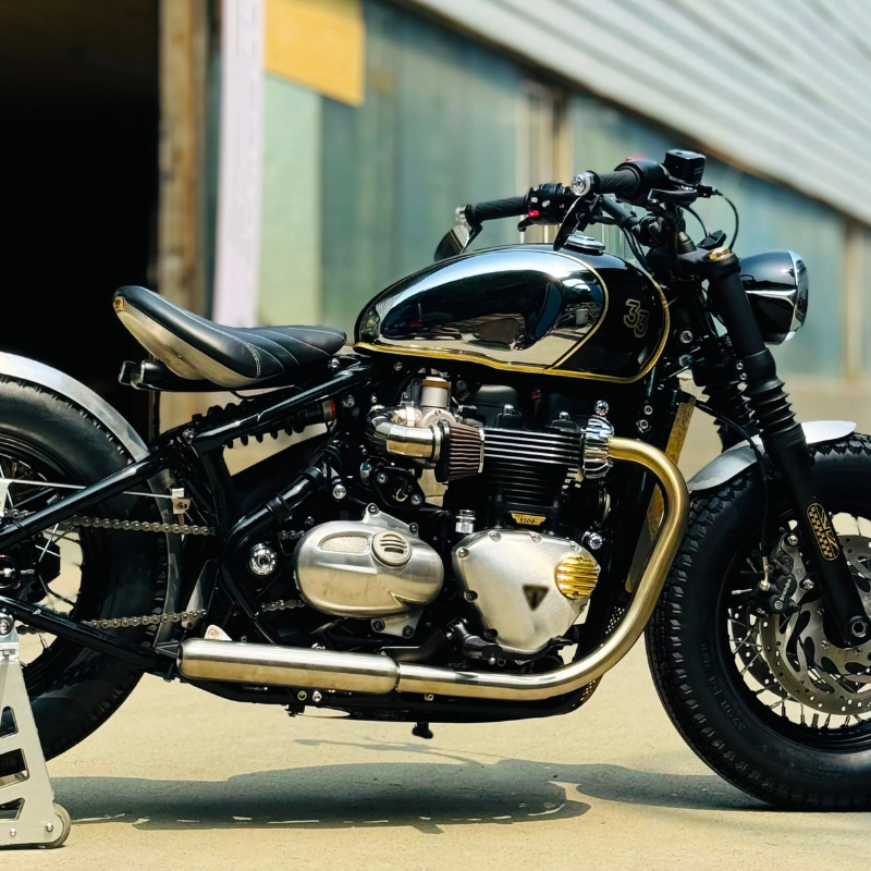 Kort triumf Bobber 1200 udstødning