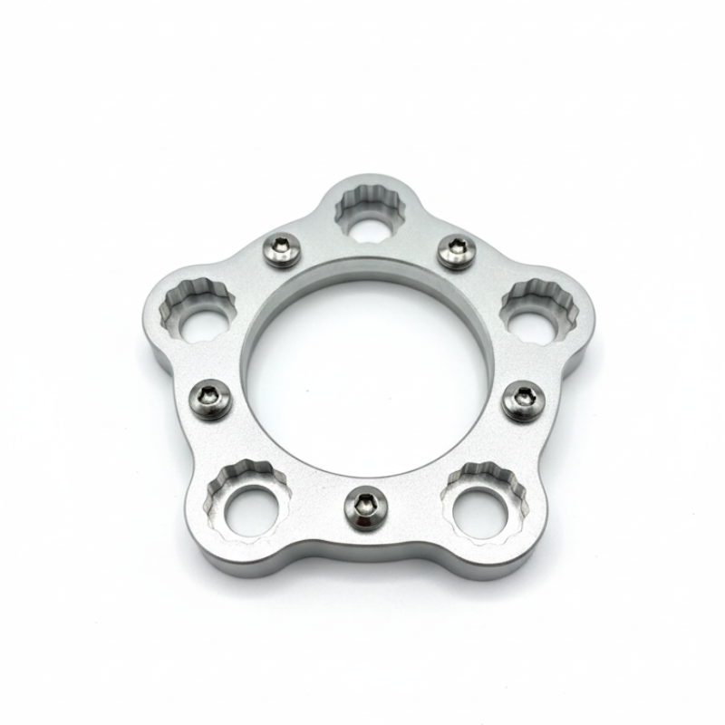 Verrou de pignon – Acier inox 304 &amp; Aluminium 6061 – Harley Softail / Dyna / Sportster