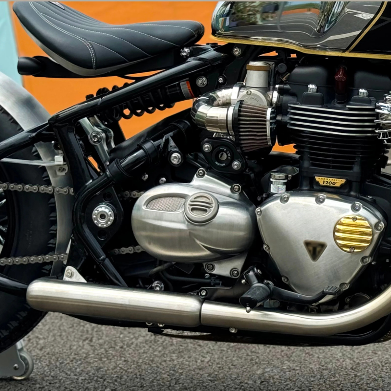 Kort triumf Bobber 1200 udstødning
