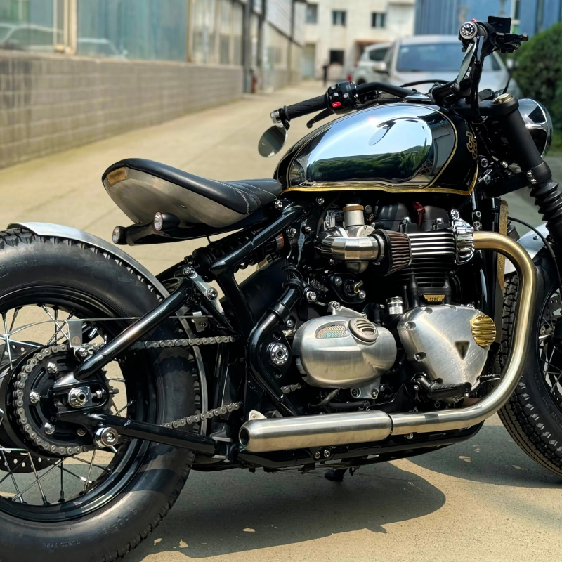 Kort triumf Bobber 1200 udstødning