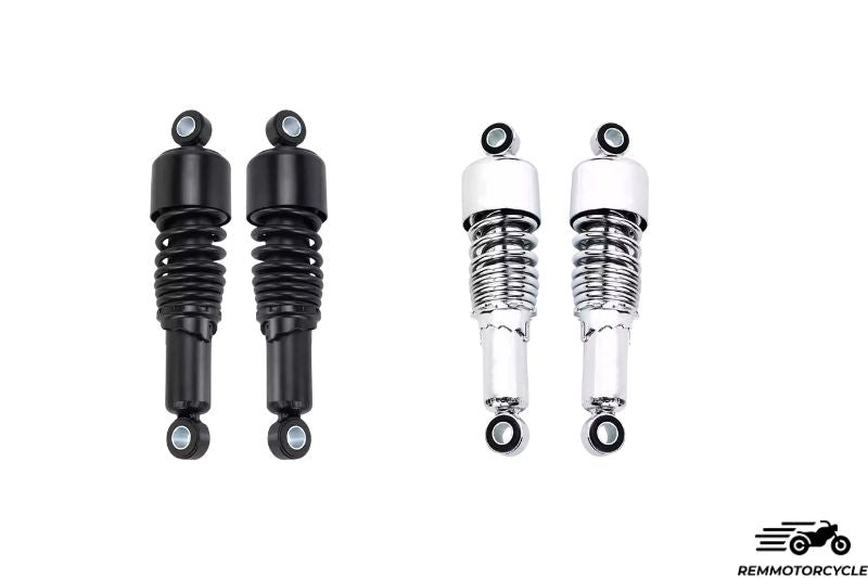 11” Heavy Duty Short Black Bobber Shocks For Harley Sportster – Sleek & Sturdy