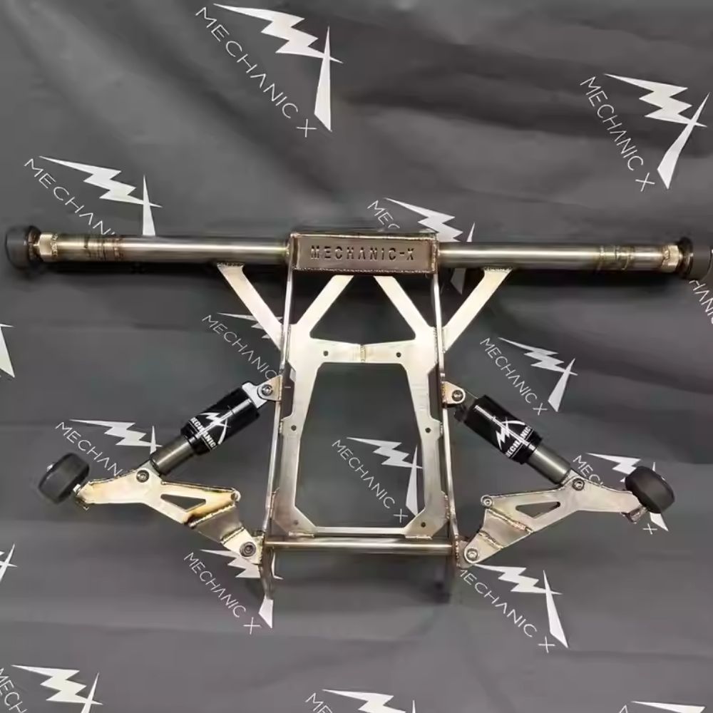 Crashbar MechaX Softail M8 – Reinforced Clubstyle Stainless Steel