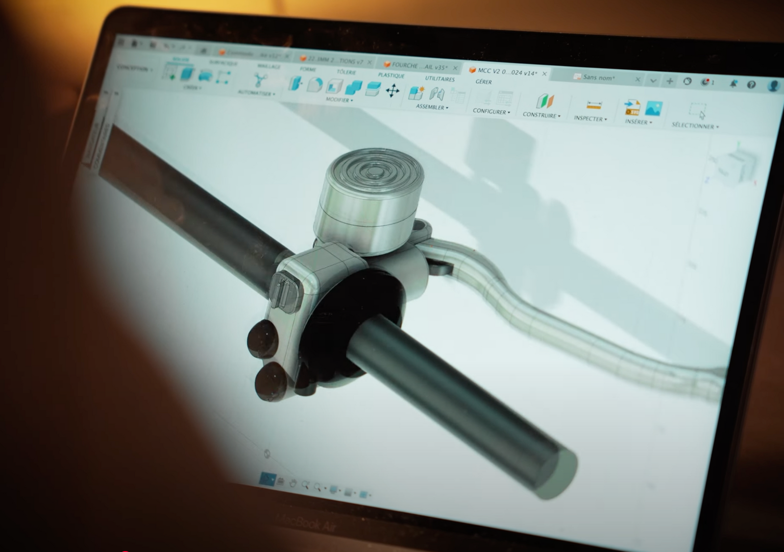 Leviers frein + embrayage commodos intégrés Remmotorcycle