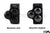 Motorcycle switch 4 buttons BOX Black (pair)