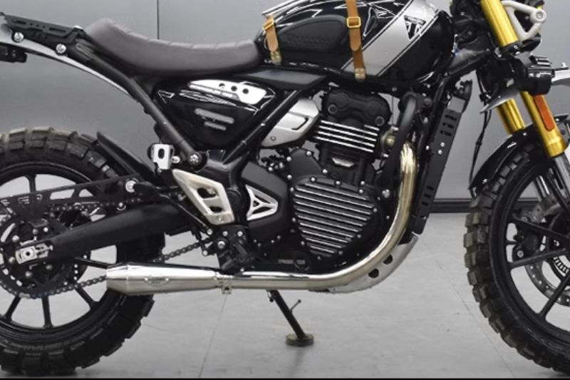 Echappement bas Triumph Scrambler 400 X