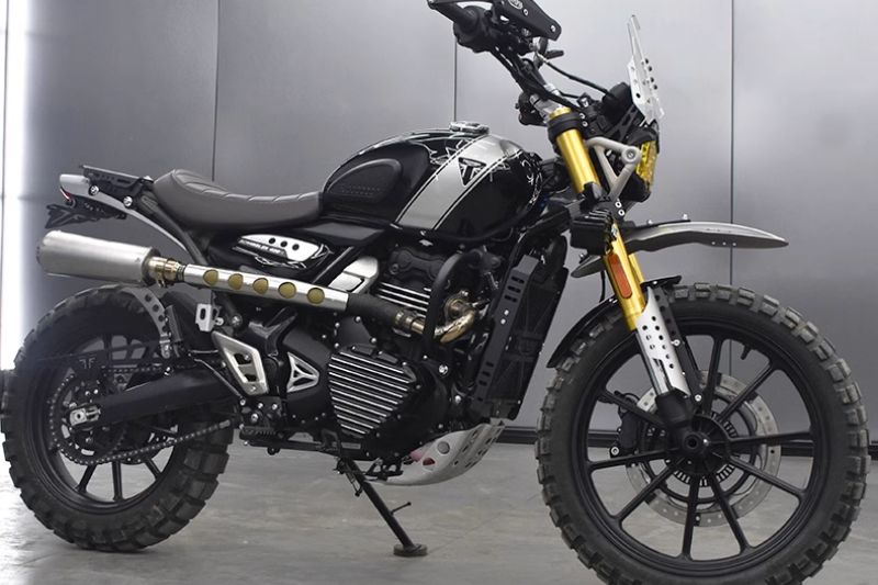 Echappement haut Triumph Scrambler 400 X