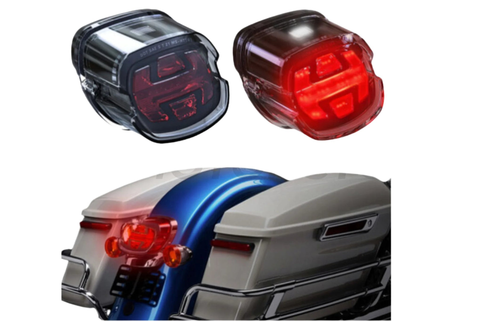 Feu Arrière Bat Harley Davidson