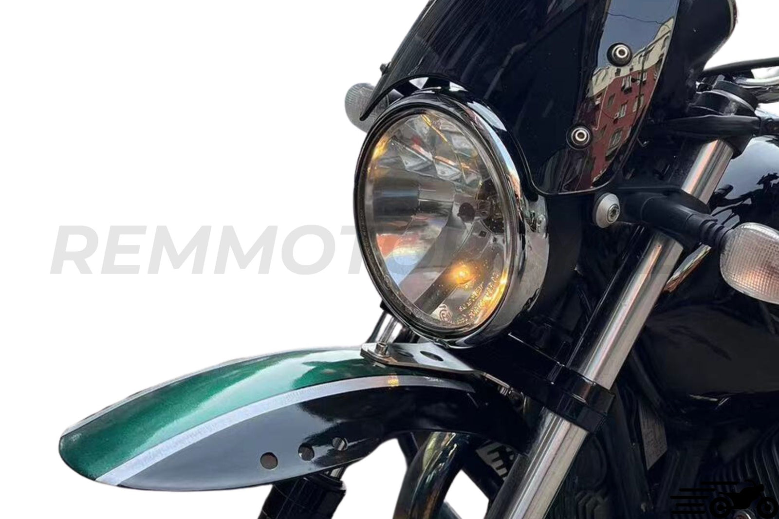 Moto Guzzi V7 V9 V9 Aluminio alto Guente