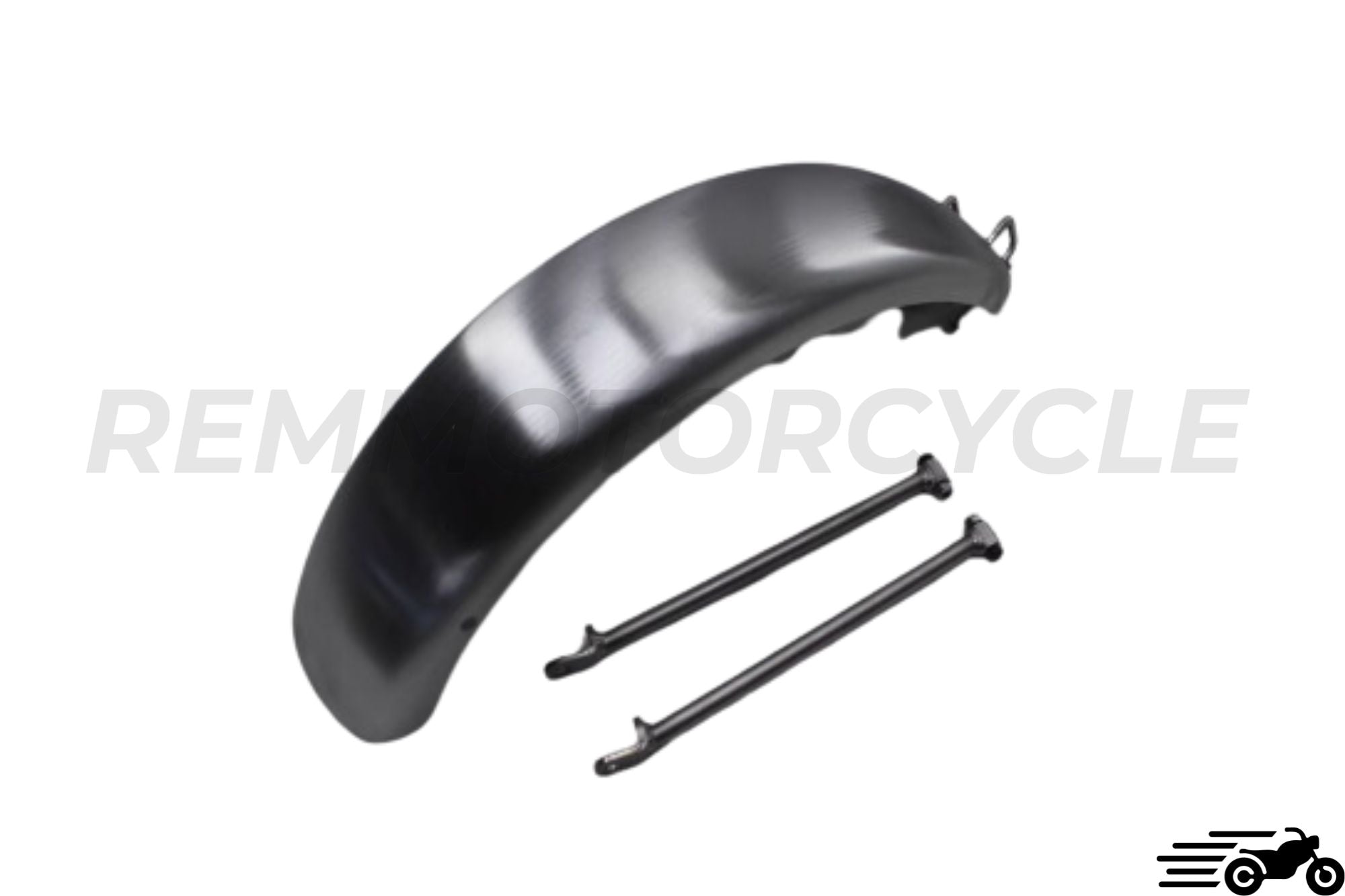 Lot De 2 Rétroviseurs Universels Area1 Pour Moto - Noir Brillant - Filetage M10 - Adaptateurs Inclus - Compatible XJR, Virago, XV, Etc.
