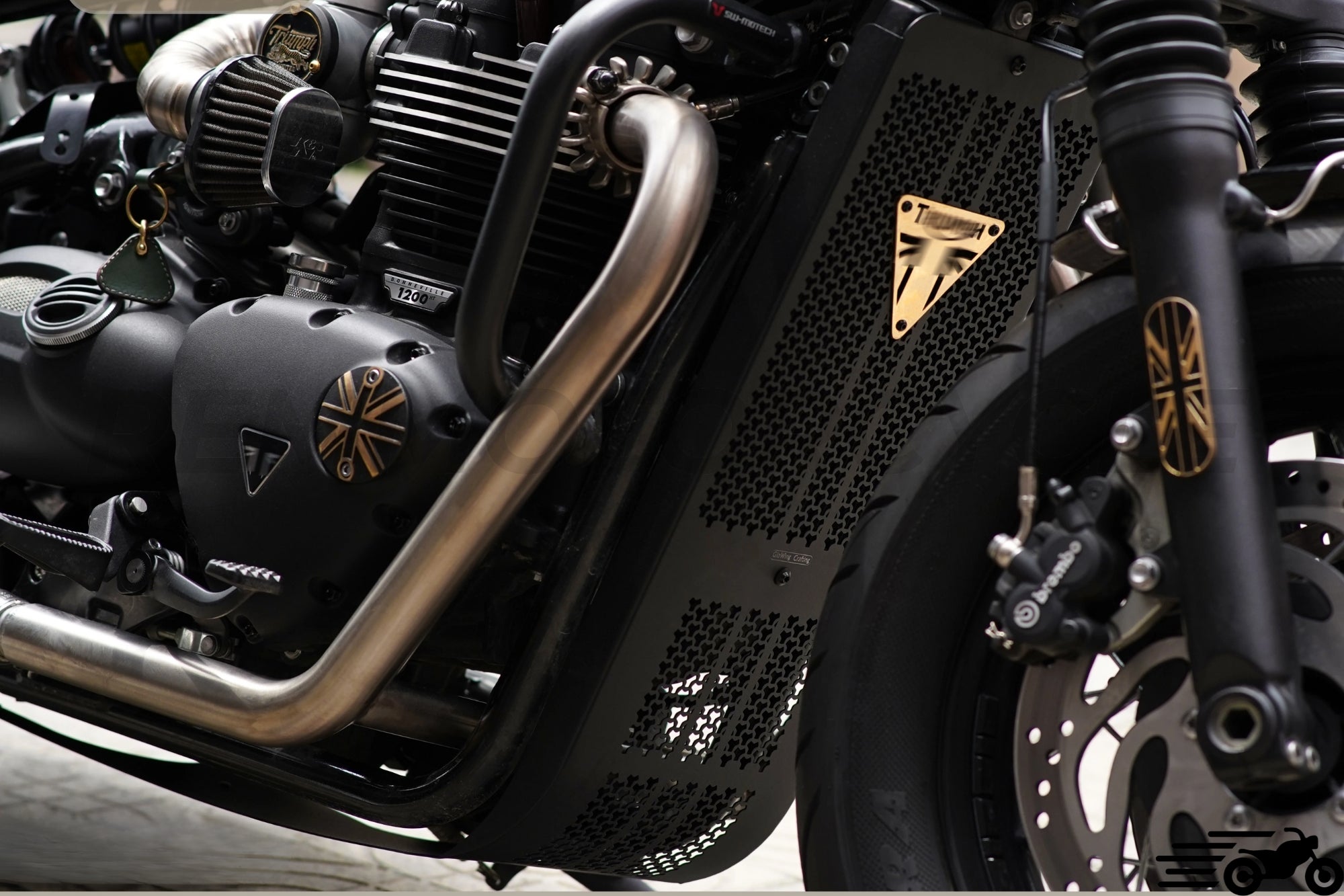 Grille protection radiateur Triumph Bobber - REMMOTORCYCLE