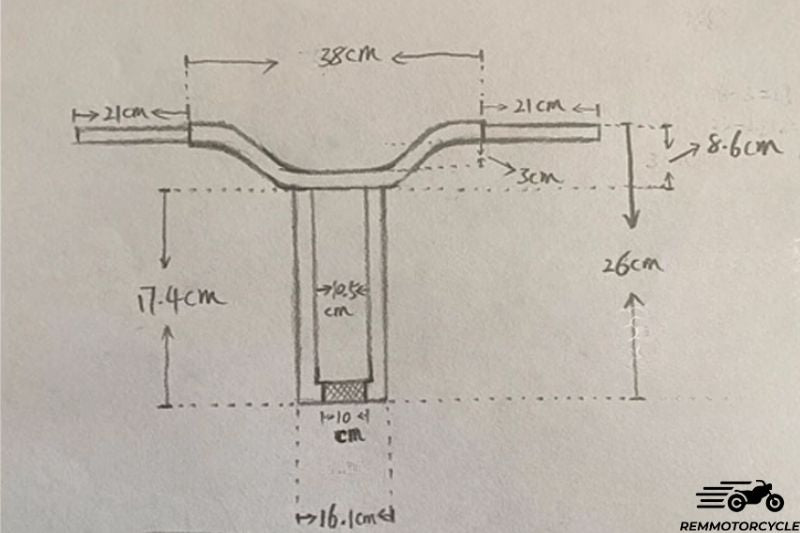 Guidon Clubstyle 28 / 22 mm
