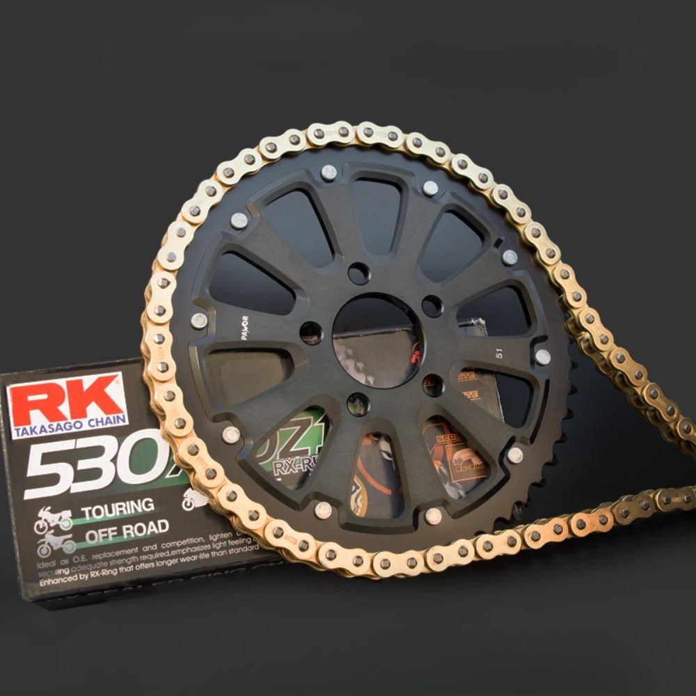 Sportster-ketjusarja – CNC-alumiini/teräs-hybridiratas