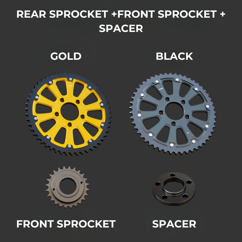 Sportster-ketjusarja – CNC-alumiini/teräs-hybridiratas